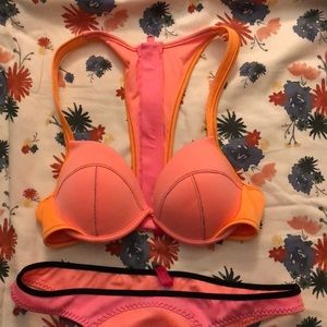 Neon Orange /Pink Swimwear